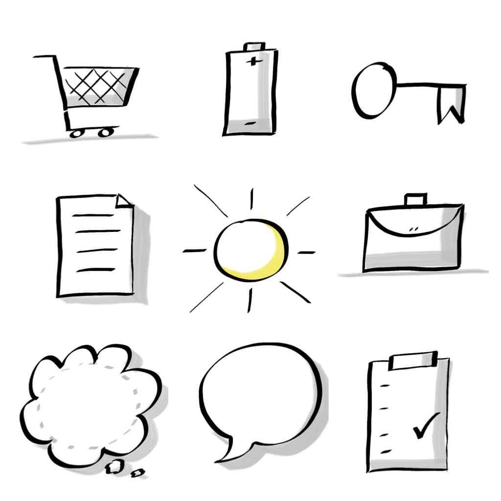 Sketchnote Icon Set